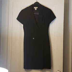 Ann Taylor double breasted short sleeve blazer dre